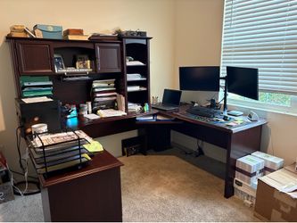 Cherry wood Office desk set