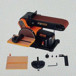 NEW Belt Sander . 6” Disc, 4x36” Belt.. Blowout, $60