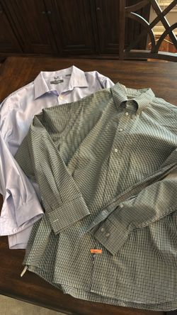 Kenneth Cole Long Sleeve Dress Men’s Shirt XXL