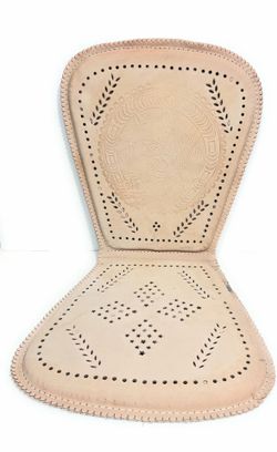 Respaldo / mexican leather car seat for summer heat