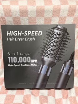 High-Speed 6-in-1 Hair Dryer Brush Air Styler