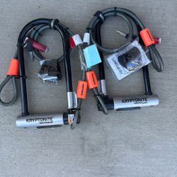 2 Kryptonite Bike Locks