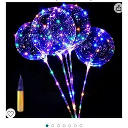 10 Packed LED Balloons Never Used