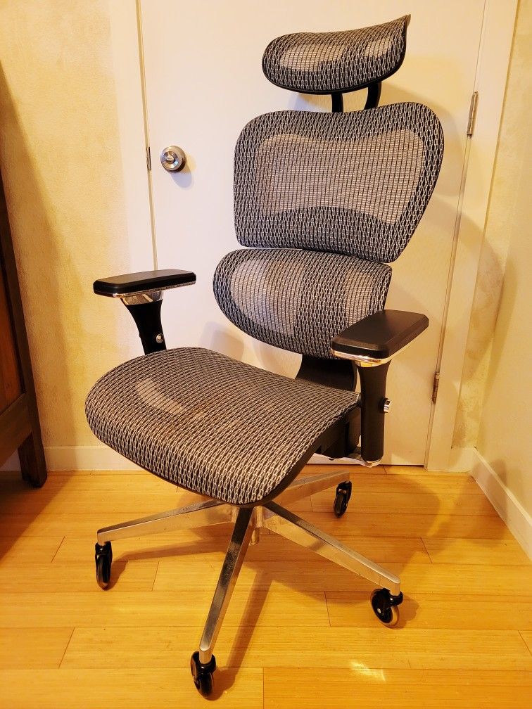 Ergo3D ergonomic mesh reclining office chair