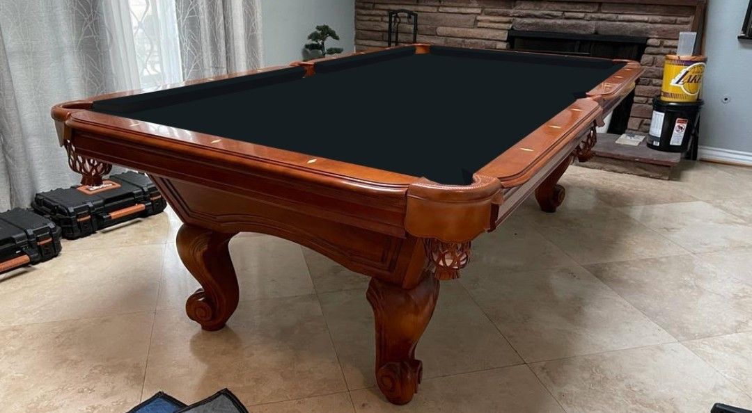8' Imperial Pool Table With New Cloth Any Color And Professional Setup Delivery Included