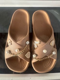 Crocs Cross slide sandals size 9