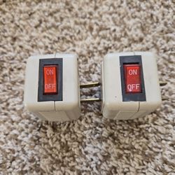 Wall Tap Outlet W/Turn ON/OFF Switch 2 Pieces 