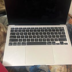 MacBook Air Year: 2020 Chip: Apple M1 (Apple Silicon) Screen: 13.3-inch Retina Ports: 2× Thunderbolt / USB-4 (USB-C), headphon