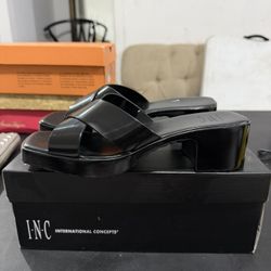 INC Square Heel Sandals