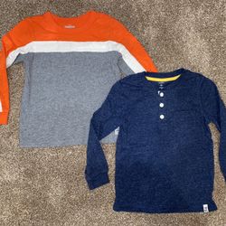 Boys long sleeve shirts (2), 5t