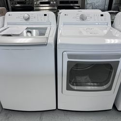 LG Mega capacity Top Load Washer And Dryer Sets