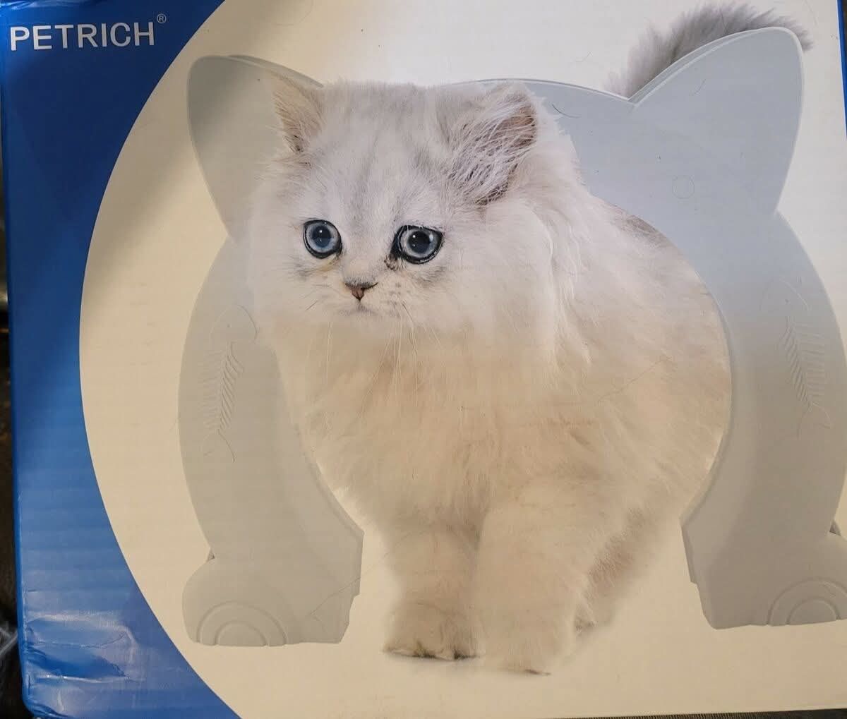NEW Petrich Cat Shaped Cat Door