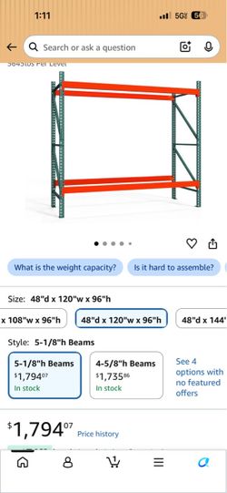 Heavy duty pallet rack for everything that I got