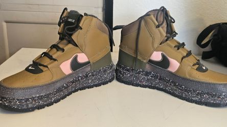 NIKE AIR FORCE 1 BOOT BROWN SZ 14