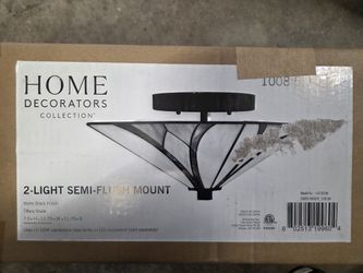 2 light Semi-flush Light Fixture