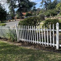 White Vinyl Fencing 