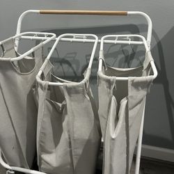 Laundry Basket With Wheels 