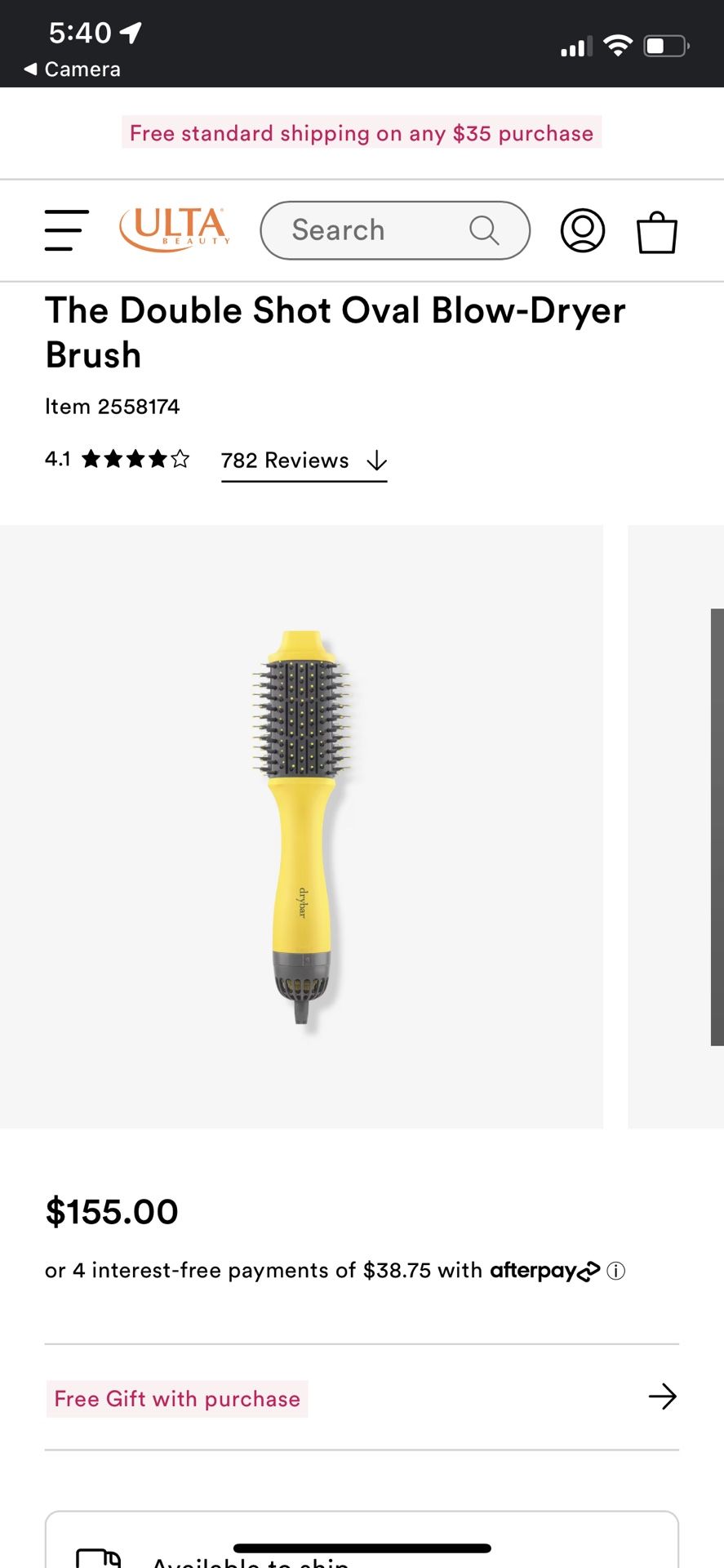 The Double Shot Oval Blow-Dryer Brush