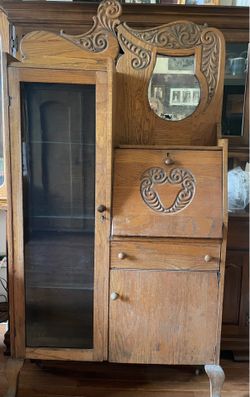 Oak Secretary Desk
