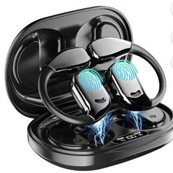 M75 intelligent hanging ear AI translation Bluetooth touch earphone, suitable for 144 languages and accents, no subscription required, is an ideal gif