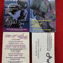 Stevie Ray Vaughan, SRV, Greatest Guitarist, 3 VHS Preowned.