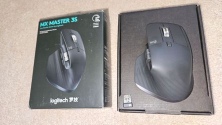 Logitech MX Master 3S with receiver and original box - Bluetooth wireless mouse