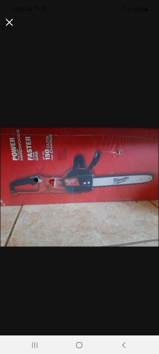 Milwaukee
M18 FUEL 16 in. 18-Volt Lithium-Ion Brushless Cordless Chainsaw (Tool-Only)