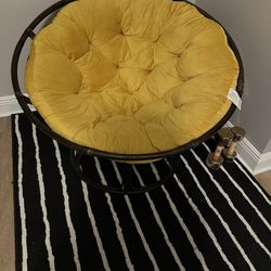 PAPISAN CHAIR AND RUG 