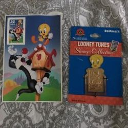 Official stamp issued 1998 .32 cents and Bookmark Commenting the stamp release 