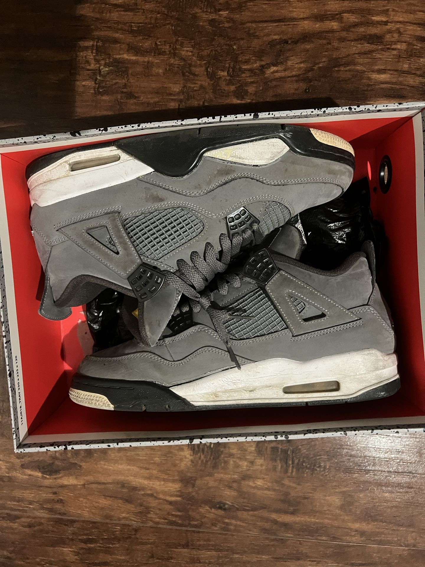 Jordan 4 Cool Grey Size 9 $100