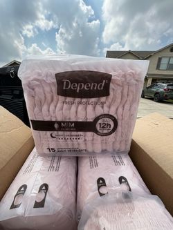 Womens Depend Medium Night Defense 60ct