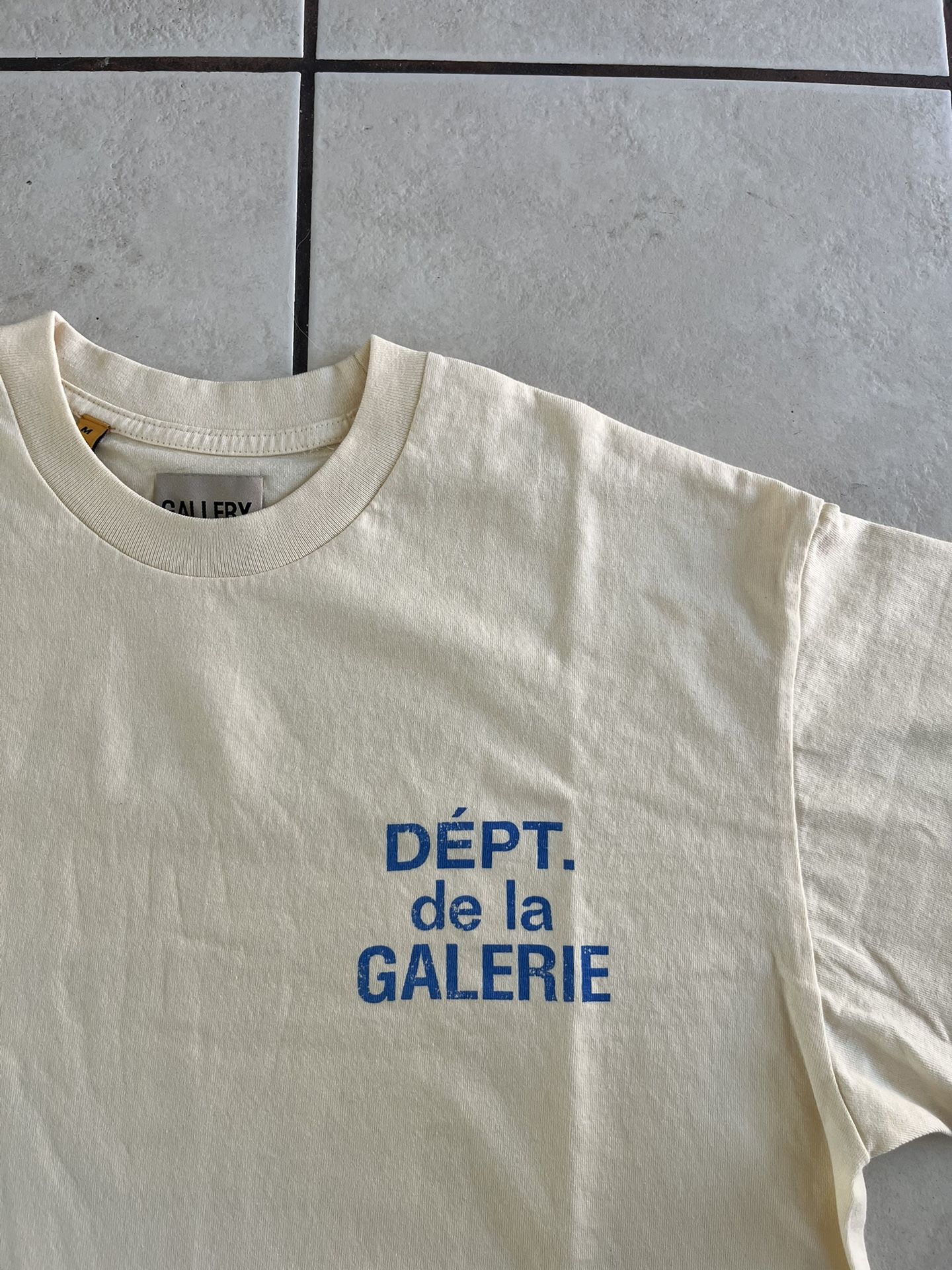 Gallery Dept. French Tee Cream Blue - Size M