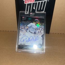 Derek Jeter #29 Of 99 Autographed Refractor 