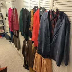 SILK Vintage Ladies Clothing items sizes M to XL All