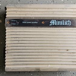 Car Amp Minilith for part