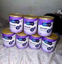 7 cans of Enfamil Gentlease 12.4 oz