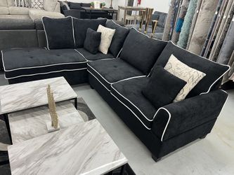 Sectional With Ottoman