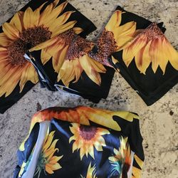 Queen Sheet Set, 2 Pillow Cases & 5 Throw Pillow Covers