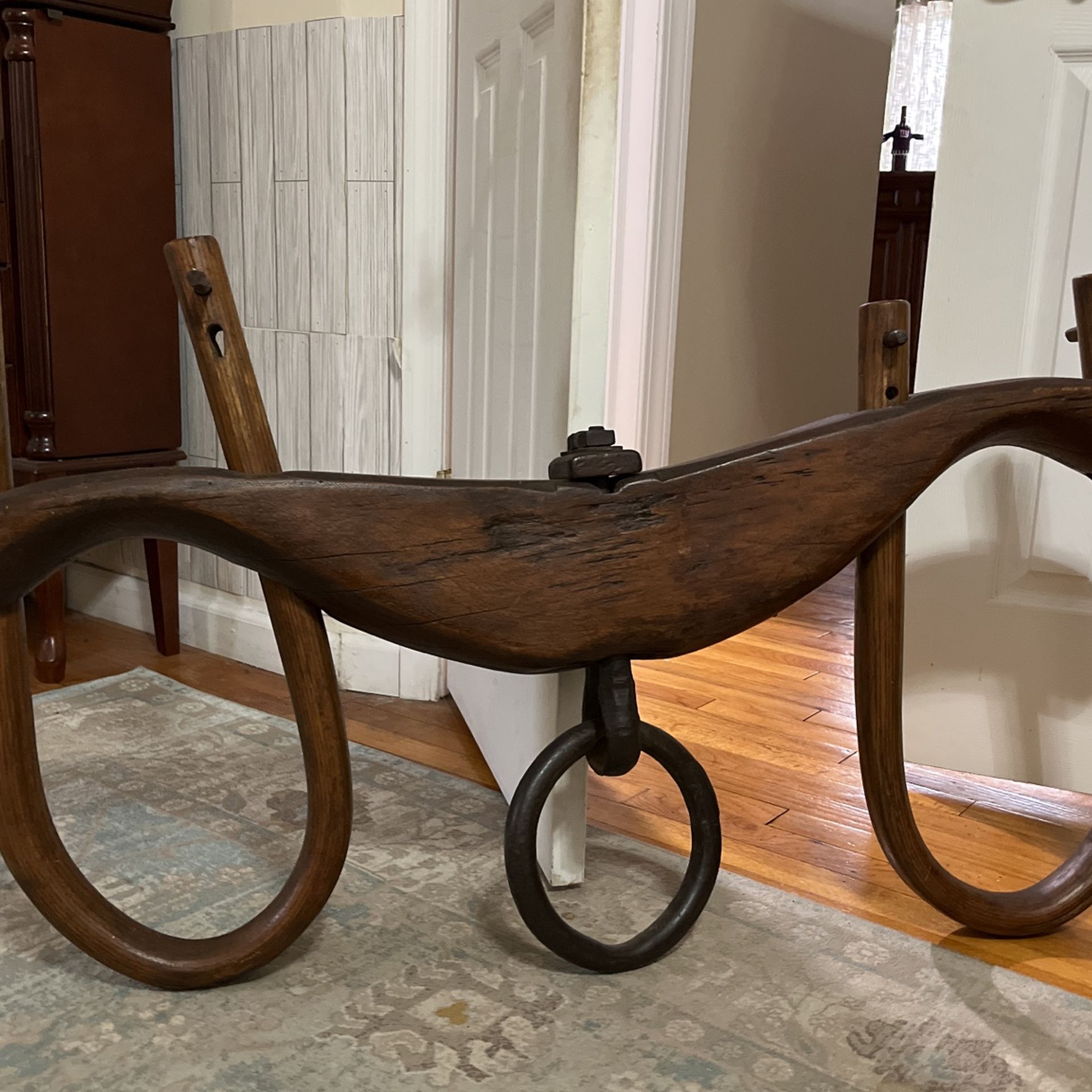 Vintage/antique cattle ox Farming Double Yoke