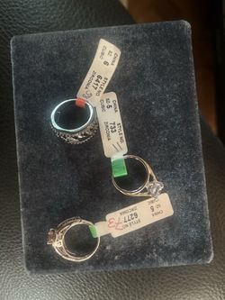 Zircona rings for sale 10 each