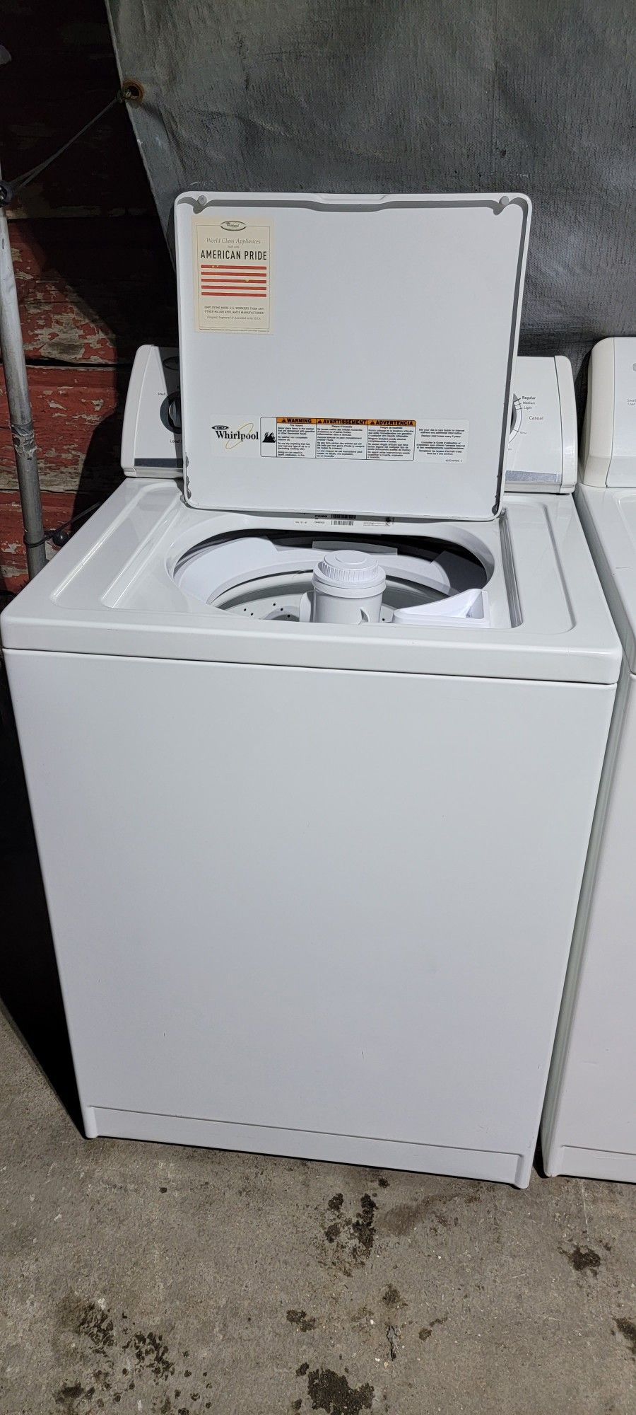 Lavadora Whirpool Heavy Duty Con Garantía Lusiendo Y Trabajando Exelente $260