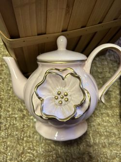 Orchid Teapot