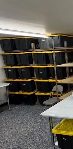 Industrial Racks 48 in W x 30 in D Used Heavy Duty Storage Shelving 5 Tier Delivery Available