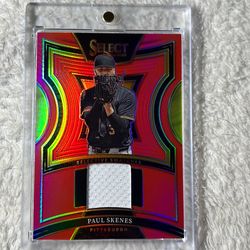 Paul Skenes 2025 Select - Selective Swatches / Jersey - Red Prizm /99