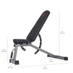 Adjustable bench flat incline decline adjustable utility bench 650 lb maximum weight capacity 🎈FIRM PRICE🎈