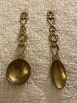 Vintage Welsh “Love Spoons” (2) Sold Together These had been traditionally given at a marriage, an anniversary or other occasion to express Romance
