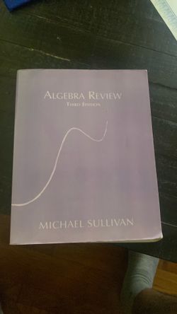 Algebra Review Third Edition by Michael Sullivan