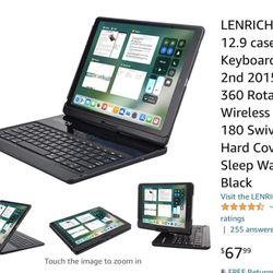 Lenrich keyboard case 180 flip 360 rotating