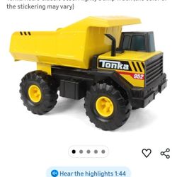 Tonka Retro Classic Steel Mighty Dump Truck