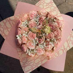 25 Pink Roses Rosas